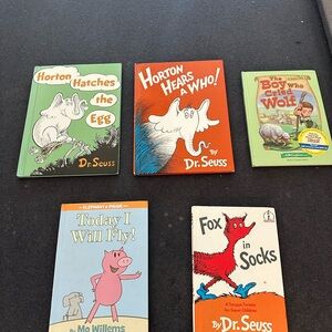 Dr. Seuss and Mo Willems Kids Book Set - Multicolor